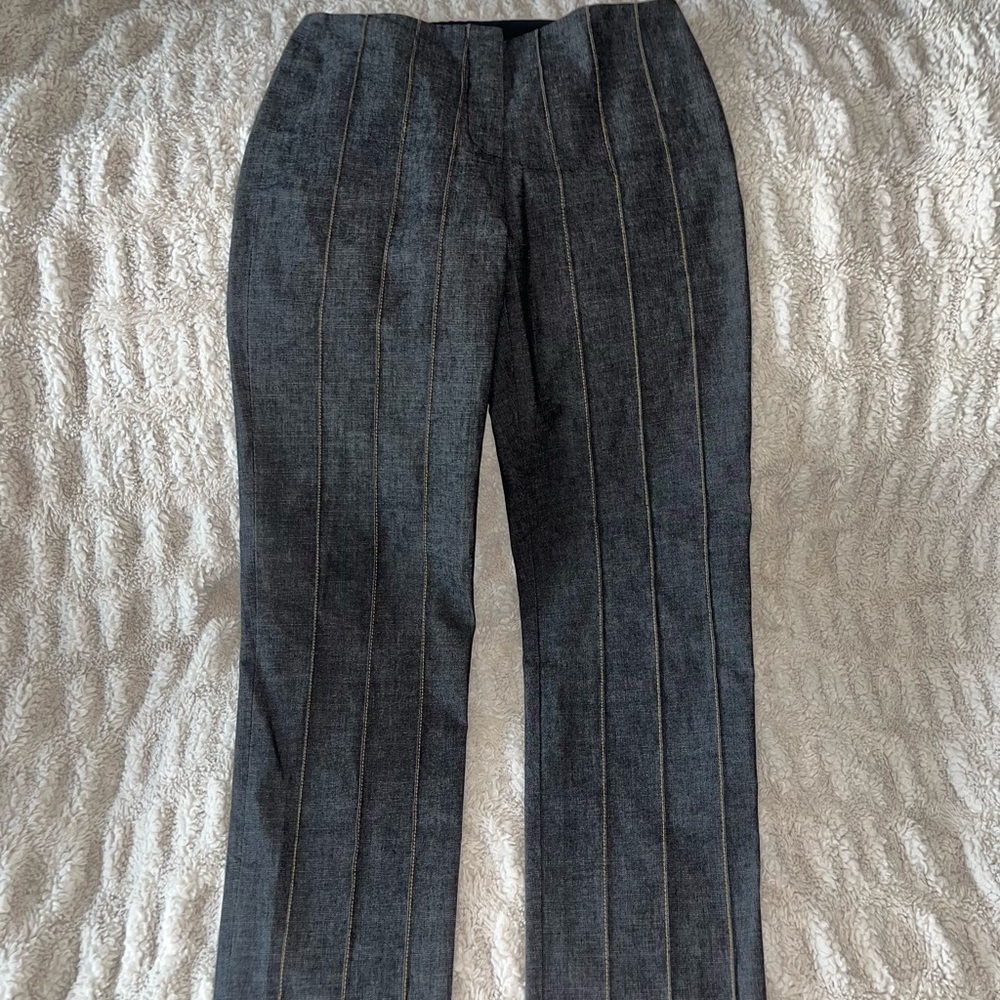 Poleci Charcoal Pinstripe Trousers